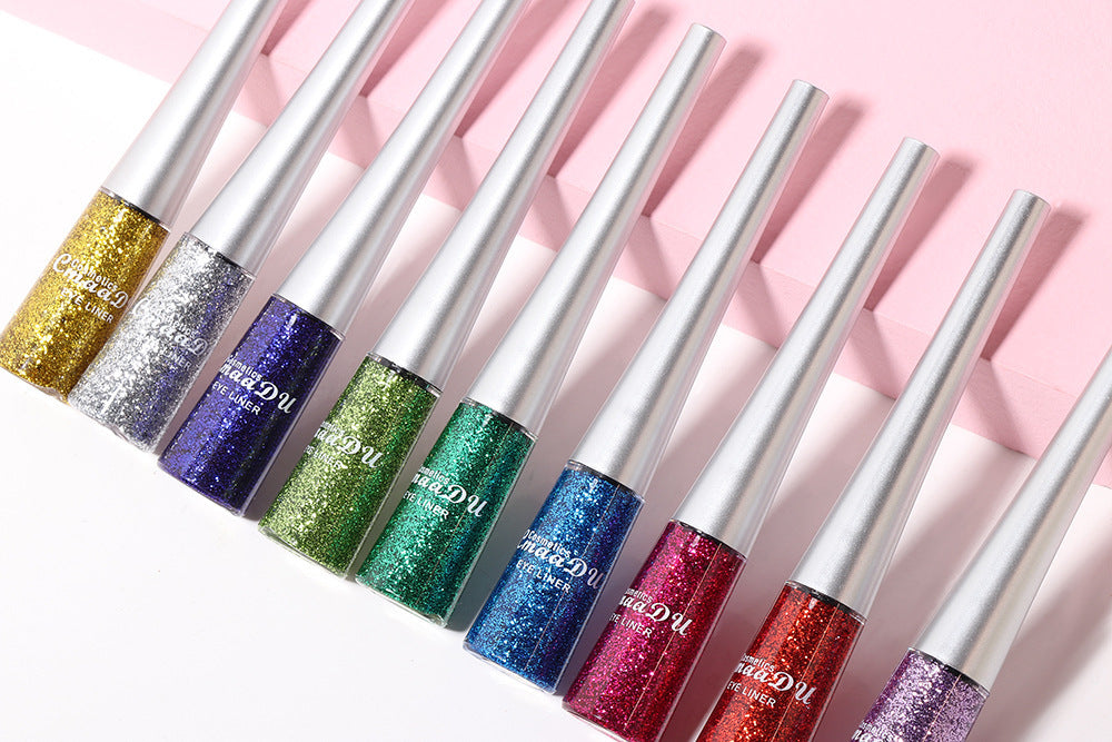 16 Colors Glittery Powder Sequin Burst Eyeliner