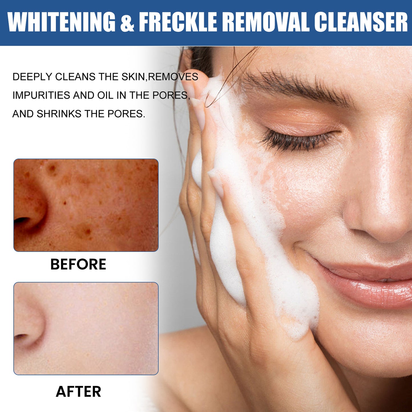 Brightening Spots Facial Cleanser Deep Oil Control Clean Pores