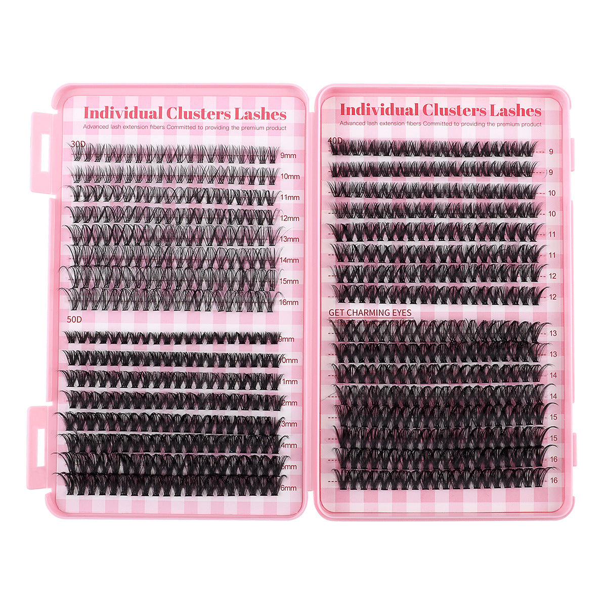 DIY Daily Natural Thick Segment Single Cluster False Eyelashes