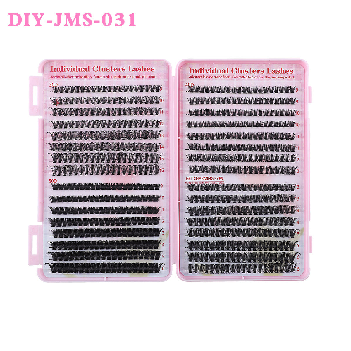 DIY Daily Natural Thick Segment Single Cluster False Eyelashes
